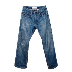 Classic Mid-Wash Straight Fit Denim Jeans for Men