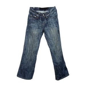 Men’s Vintage Washed Bootcut Denim Jeans