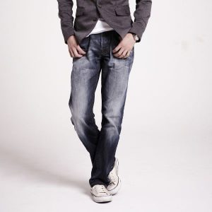 Men’s Dark Wash Slim Fit Denim Jeans – Stylish & Versatile