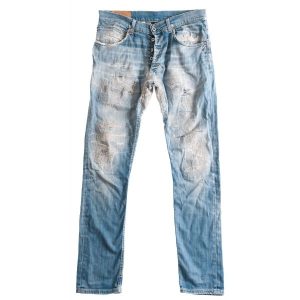Men’s Light Blue Distressed Skinny Fit Jeans