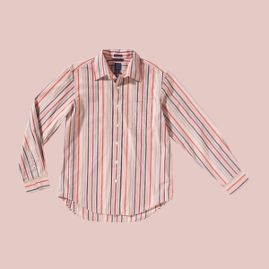 Multicolor Vertical Striped Cotton Shirt