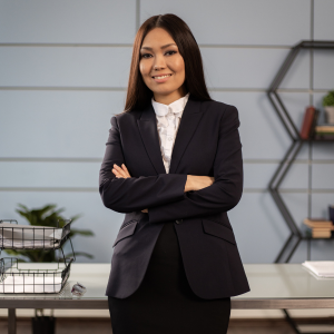 Women's Slim Fit Navy Blue Formal Blazer