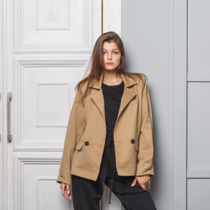 Women’s Camel Brown Casual Blazer